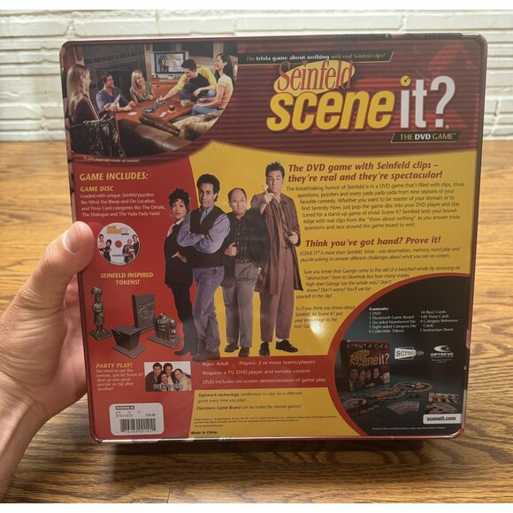 Seinfeld Scene It? Deluxe DVD Trivia Game in Metal - Picture 13 of 13
